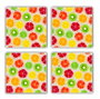 Hermia TBA3082714 Felpudo de Cristal 100% Piedra Natural (4 Piezas) para el Hogar y la Cocina