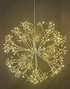 DKD Home Decor Bola de Decoración LED 45x45x45 600L IP44 Luz Cálida