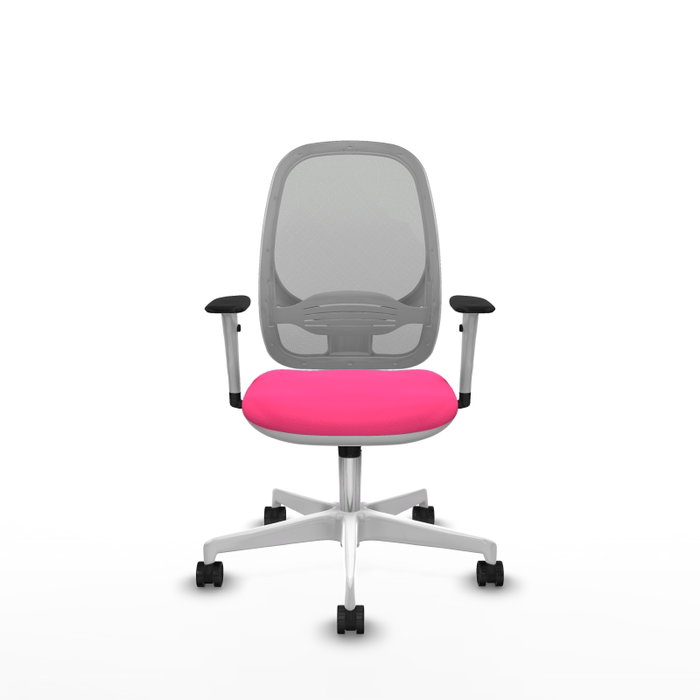 PIQUERAS Y CRESPO Silla de oficina Cilanco Rosa y Gris PIQUERAS Y CRESPO Silla de oficina Cilanco Rosa y Gris