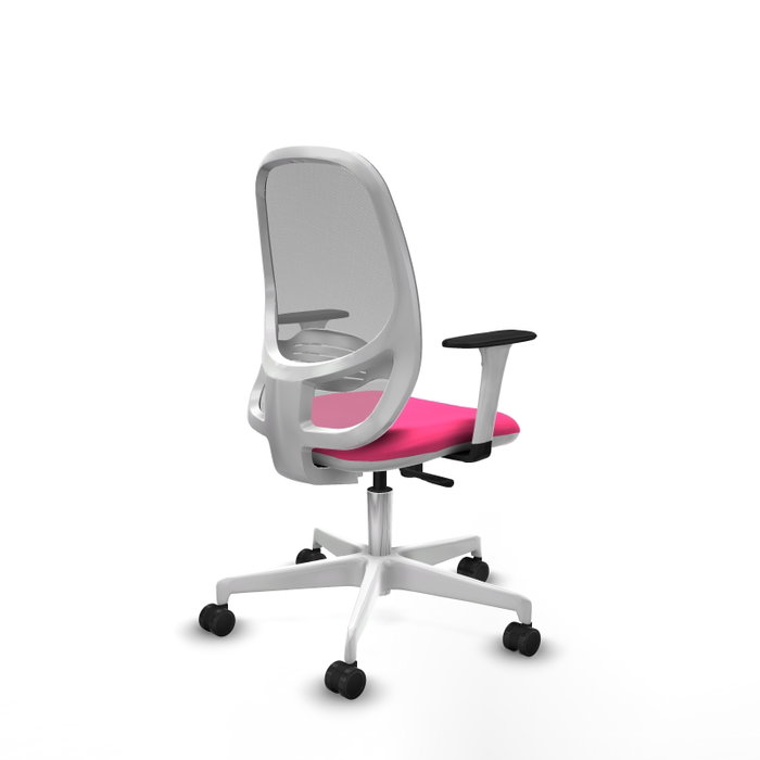 PIQUERAS Y CRESPO Silla de oficina Cilanco Rosa y Gris PIQUERAS Y CRESPO Silla de oficina Cilanco Rosa y Gris