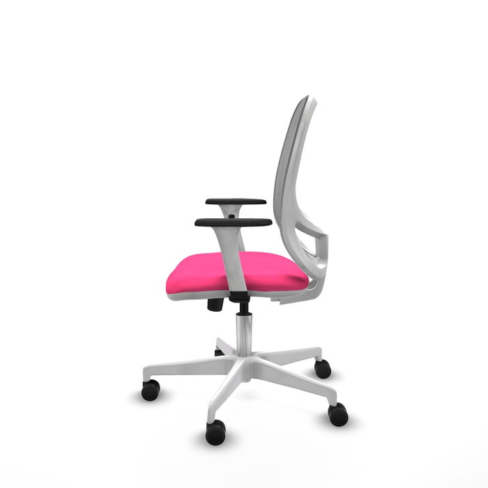 PIQUERAS Y CRESPO Silla de oficina Cilanco Rosa y Gris PIQUERAS Y CRESPO Silla de oficina Cilanco Rosa y Gris