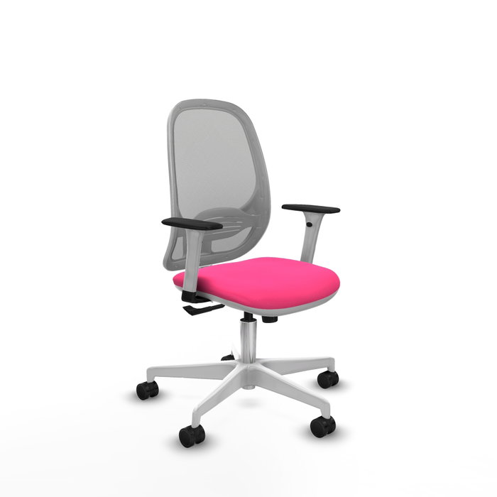 PIQUERAS Y CRESPO Silla de oficina Cilanco Rosa y Gris PIQUERAS Y CRESPO Silla de oficina Cilanco Rosa y Gris