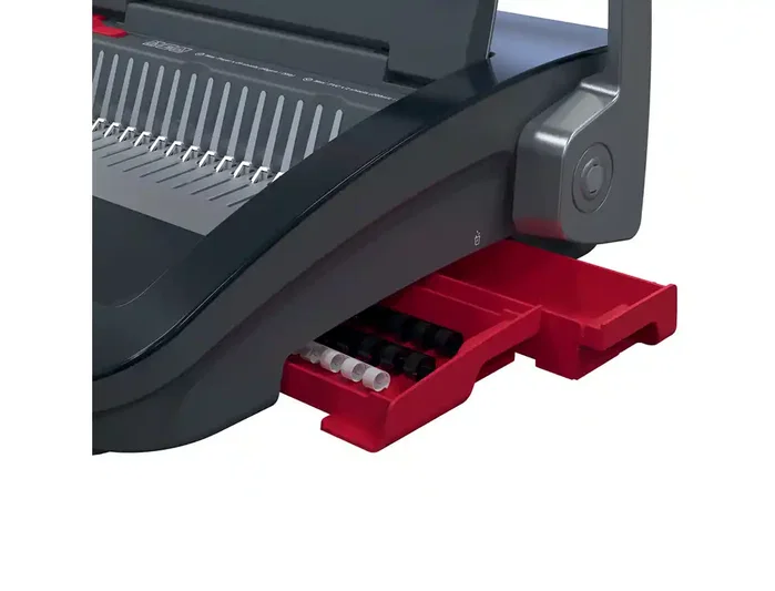 HP Encuadernadora de canutillo CombBind CB25 A4 Perfora 25 hojas Encuaderna 390 hojas Negro y plateado