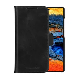 Dbramante1928 Lynge Funda tipo Libro de Cuero para Samsung Galaxy S25 Ultra, 17.3 cm (6.8"), Color Negro