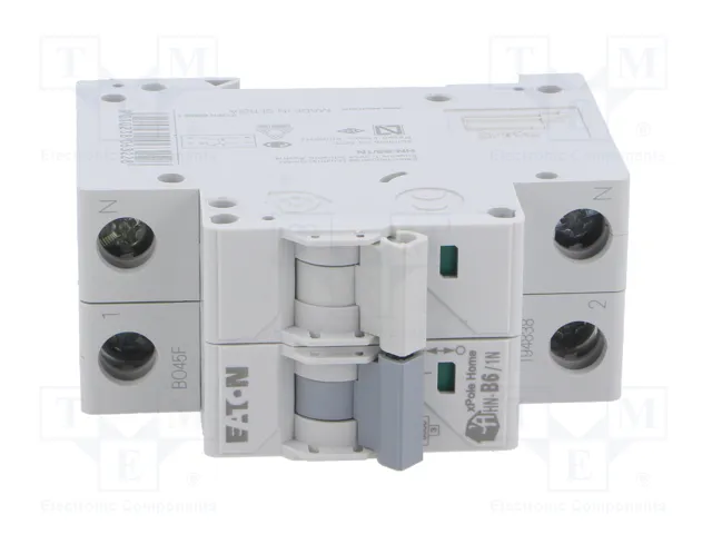 EATON ELECTRIC Interruptor magnetotérmico HN-B6/1N 6A 1+N EATON ELECTRIC Interruptor magnetotérmico HN-B6/1N 6A 1+N