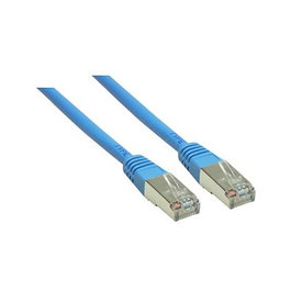 GoodConnections Cable de parcheo Cat. 6 S/FTP, 0,5 m, Azul