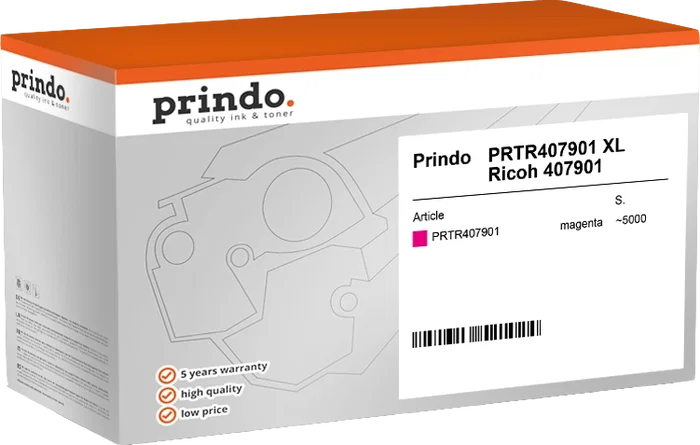 Prindo Tóner magenta PRTR407901 Classic XL Prindo Tóner magenta PRTR407901 Classic XL