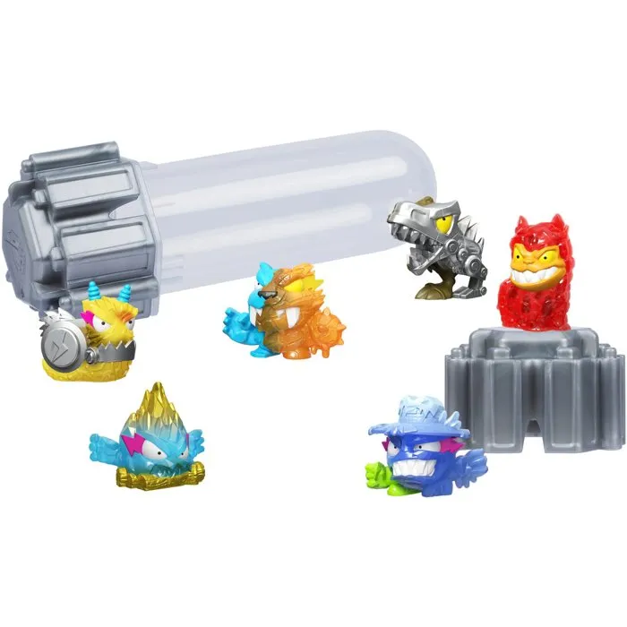 Swarms Fusion - MRB0630996247839 - Set de 6 minifiguras de 2.5 cm - Para mayores de 5 años