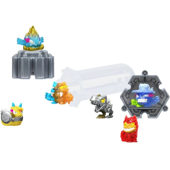 Swarms Fusion - MRB0630996247839 - Set de 6 minifiguras de 2.5 cm - Para mayores de 5 años