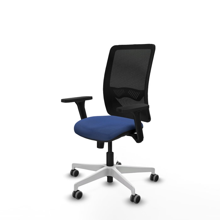 PIQUERAS Y CRESPO Silla de oficina Zulema con mecanismo Sincro, Azul marino y Negro PIQUERAS Y CRESPO Silla de oficina Zulema con mecanismo Sincro, Azul marino y Negro