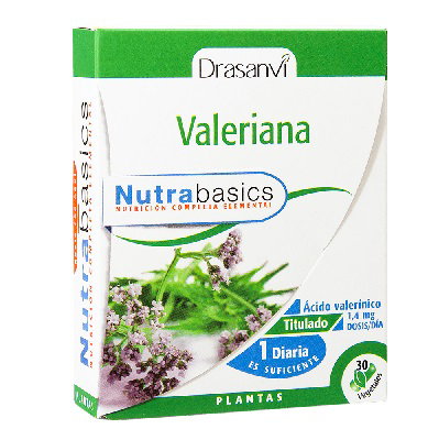 DRASANVI Nutrabasics Valeriana 30 cápsulas DRASANVI Nutrabasics Valeriana 30 cápsulas