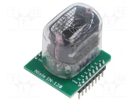 MIKROE Nixie tube con placa prototipo NIXIE IN-12B