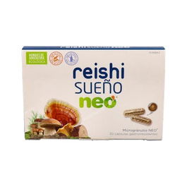 NEO Reishi Sueño 30 Cápsulas - Favorece la Conciliación del Sueño y un Descanso Reparador