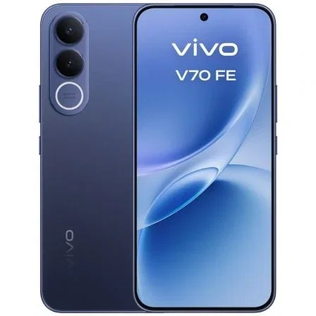 Vivo Vivo V70 FE Smartphone 8GB RAM 512GB 6.83" Pantalla AMOLED 120Hz 5G Azul + Auriculares Buds Air 3 + Cargador 90W