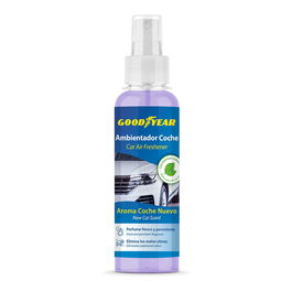 Goodyear Ambientador para Coche Sin Gas Aroma Coche Nuevo, Perfume Fresco y Persistente, 200 ml