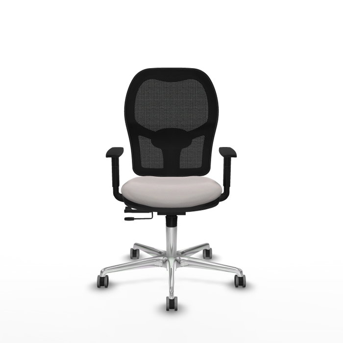 PIQUERAS Y CRESPO Silla de oficina Jorquera con mecanismo Sincro/Traslack en Blanco y Negro PIQUERAS Y CRESPO Silla de oficina Jorquera con mecanismo Sincro/Traslack en Blanco y Negro