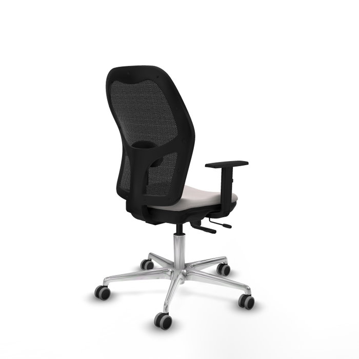 PIQUERAS Y CRESPO Silla de oficina Jorquera con mecanismo Sincro/Traslack en Blanco y Negro PIQUERAS Y CRESPO Silla de oficina Jorquera con mecanismo Sincro/Traslack en Blanco y Negro