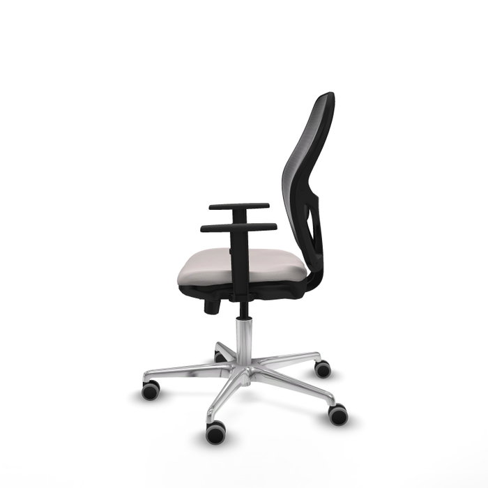 PIQUERAS Y CRESPO Silla de oficina Jorquera con mecanismo Sincro/Traslack en Blanco y Negro PIQUERAS Y CRESPO Silla de oficina Jorquera con mecanismo Sincro/Traslack en Blanco y Negro