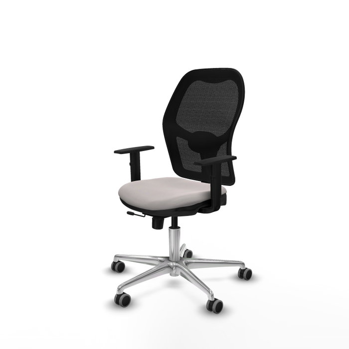PIQUERAS Y CRESPO Silla de oficina Jorquera con mecanismo Sincro/Traslack en Blanco y Negro PIQUERAS Y CRESPO Silla de oficina Jorquera con mecanismo Sincro/Traslack en Blanco y Negro