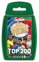 Winning Moves World Football Stars Juego de cartas 200 Pack Edición Alemana