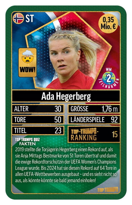 Winning Moves World Football Stars Juego de cartas 200 Pack Edición Alemana