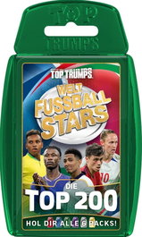 Winning Moves World Football Stars Juego de cartas 200 Pack Edición Alemana