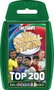 Winning Moves World Football Stars Juego de cartas 200 Pack Edición Alemana