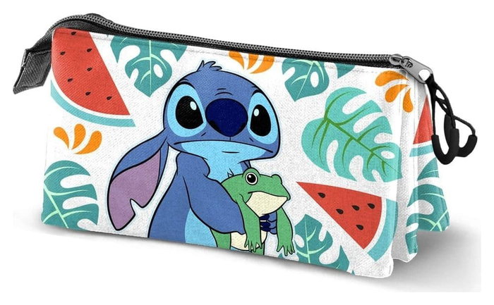 Lilo & Stitch Triple Estuche para lápices Frog Multicolour Lilo & Stitch Triple Estuche para lápices Frog Multicolour