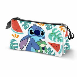 Disney Lilo y Stitch Estuche Portatodo Triple Frog Multicolor