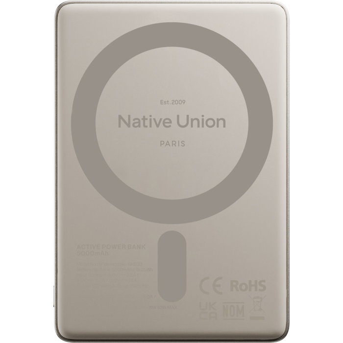 Native Union Active MagSafe Powerbank 5000 mAh Sandstone Native Union Active MagSafe Powerbank 5000 mAh Sandstone