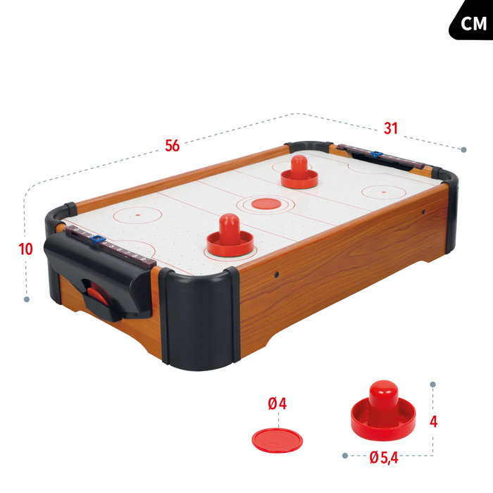 CB Games Juego de mesa Hockey Aire sobremesa madera 56x31x10 cm