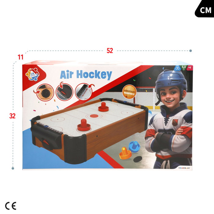 CB Games Juego de mesa Hockey Aire sobremesa madera 56x31x10 cm
