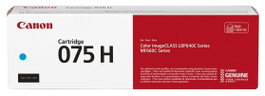 Canon Toner Cian Original para Impresoras I-SENSYS LBP 646Cdw-647Cdw y Multifunción MF 664Cdw-667Cdw - 075HC - Capacidad: 2500 páginas