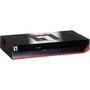Level One GSW-0507 Gigabit Switch de 5 puertos, Negro/Rojo