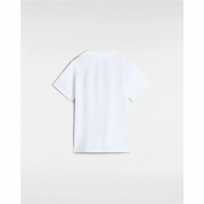 Camiseta de Manga Corta Infantil Vans Vans Classic Blanco