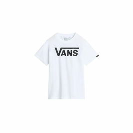 Camiseta de Manga Corta Infantil Vans Vans Classic Blanco