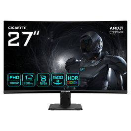 Gigabyte GS27FCA Monitor Gaming Curvo 68,6cm (27") FHD 200Hz 1ms FreeSync Premium HDR Ready HDMI 2.0 DisplayPort 1.4 VA