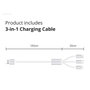 Conceptronic ALTHEA16W Cargador de pared 33W con tecnología GaN, 1x USB-C y 1x USB-A, Blanco