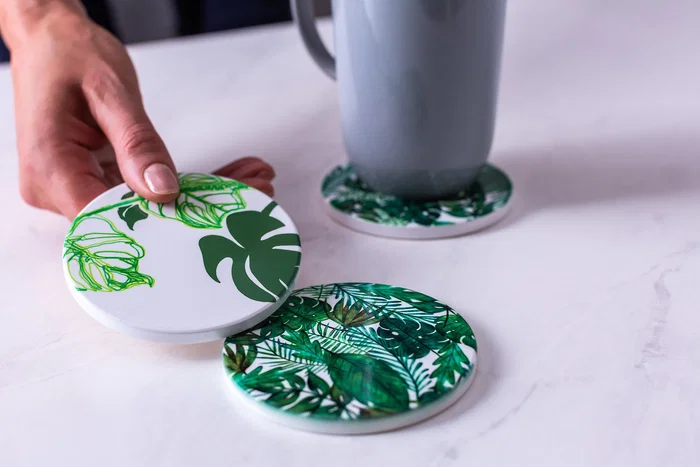 Cricut Infusible Ink - 4 Hojas Alrededor - Tinta de Transferencia para Cricut, Blanco, 9.1 cm de Diámetro