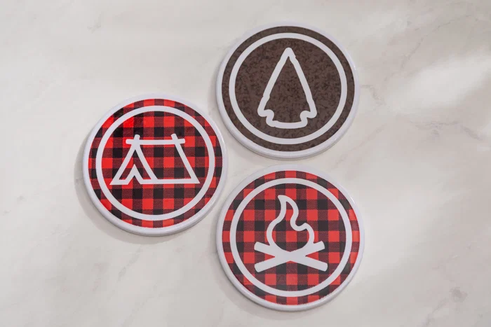 Cricut Infusible Ink - 4 Hojas Alrededor - Tinta de Transferencia para Cricut, Blanco, 9.1 cm de Diámetro