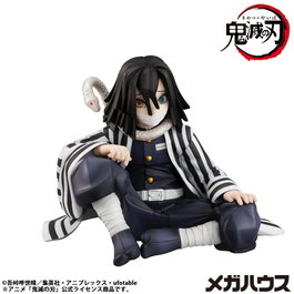 Megahouse Demon Slayer Kimetsu no Yaiba Estatua PVC G.E.M. Iguro-san Palm Size 7 cm
