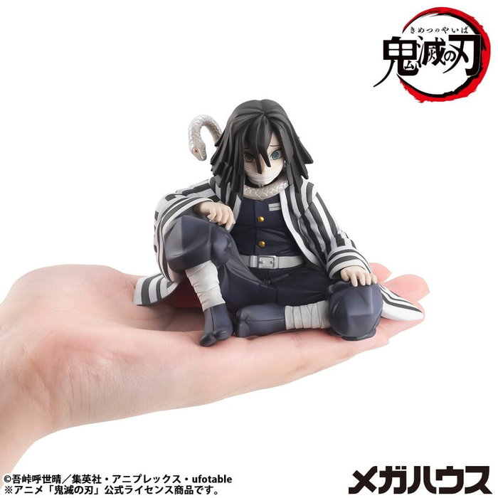Megahouse Demon Slayer Kimetsu no Yaiba Estatua PVC G.E.M. Iguro-san Palm Size 7 cm