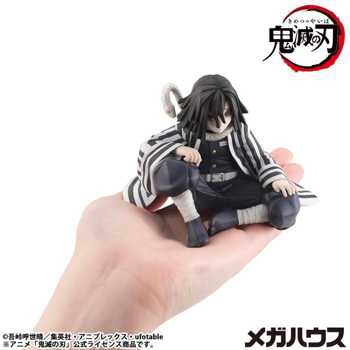 Megahouse Demon Slayer Kimetsu no Yaiba Estatua PVC G.E.M. Iguro-san Palm Size 7 cm