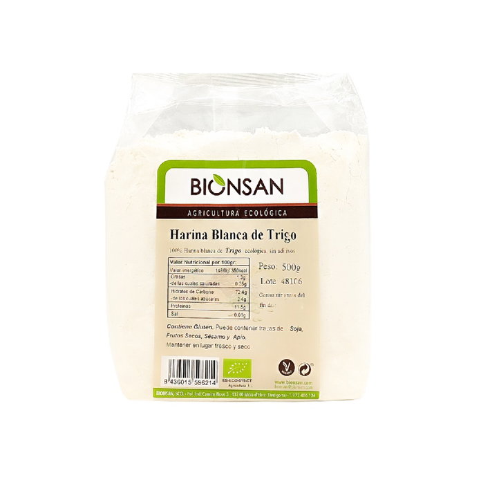 BIONSAN Harina de Trigo Blanca ECO 500g BIONSAN Harina de Trigo Blanca ECO 500g