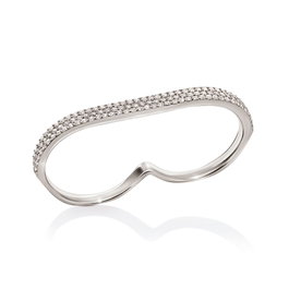 Folli Follie Anillo Plateado de Acero Inoxidable Talla 52
