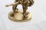 DKD Home Decor Figura de Resina Monos Bailarines Dorado