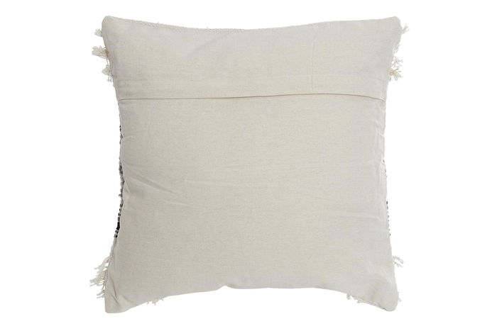DKD Home Decor Cojin Boho Beige Negro 45x45x10 cm