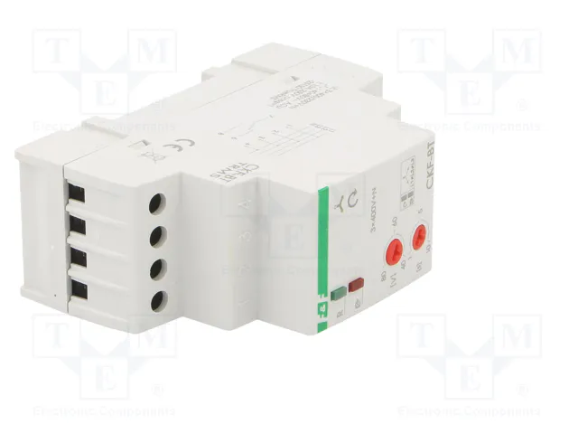 F&F CKF-BT-TRMS Relé de monitorización de tensión para raíl DIN