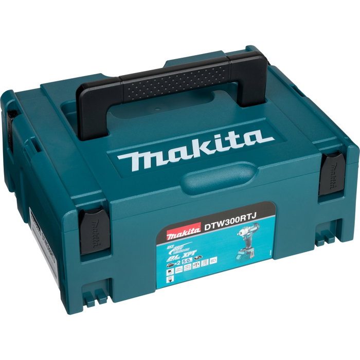 Makita DTW300TJX7 Llave de impacto inalámbrica con 2 baterías de 5.0 Ah