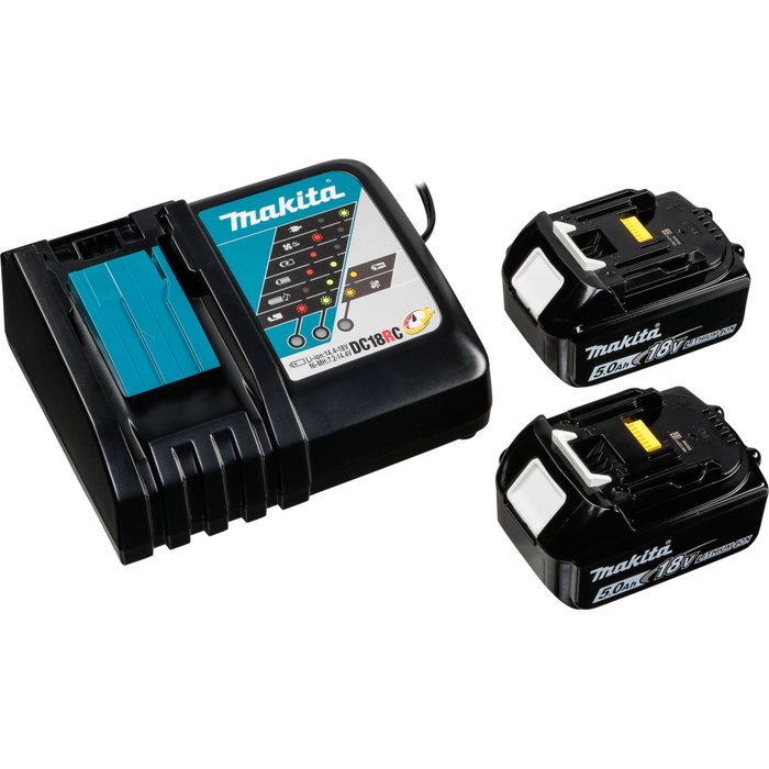 Makita DTW300TJX7 Llave de impacto inalámbrica con 2 baterías de 5.0 Ah